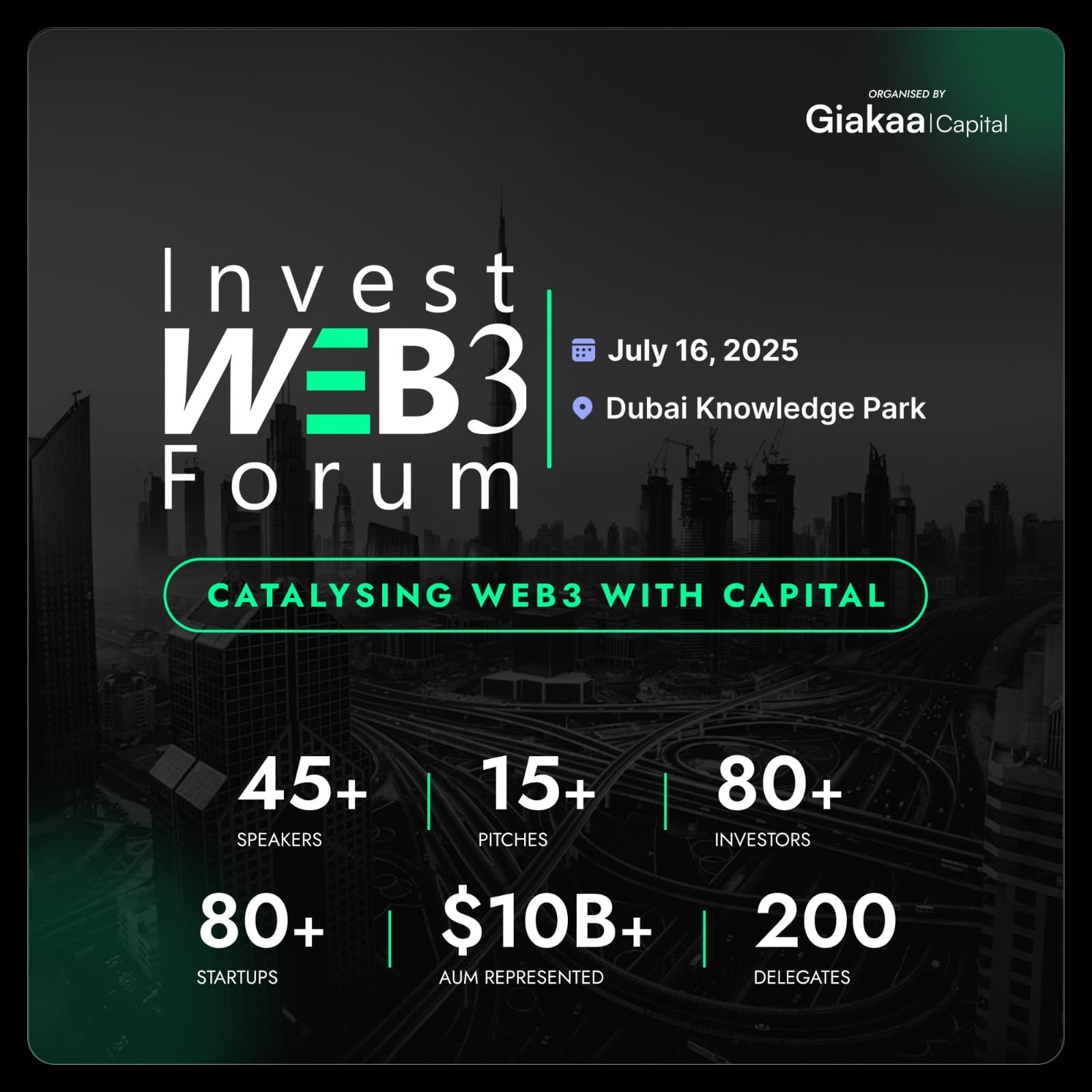 Invest Web3 Forum 2025, Dubai